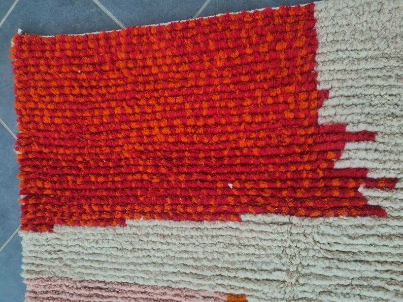 Handmade pure wool rug size 150 x 250 cm