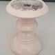 Large porcelain candle holder
