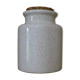 Speckled white sandstone pot