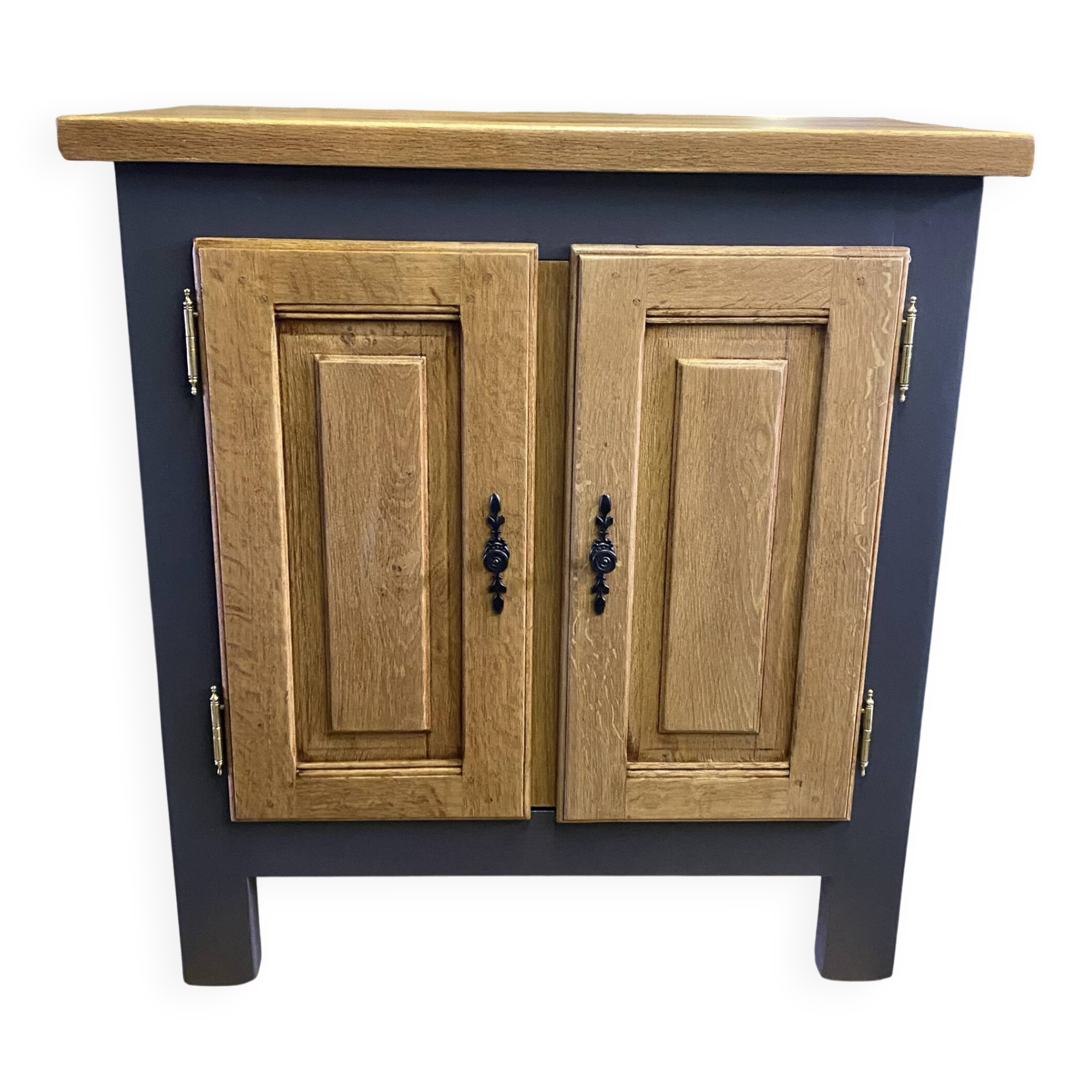 Low oak buffet refurbished – Chic Country / Modern Style