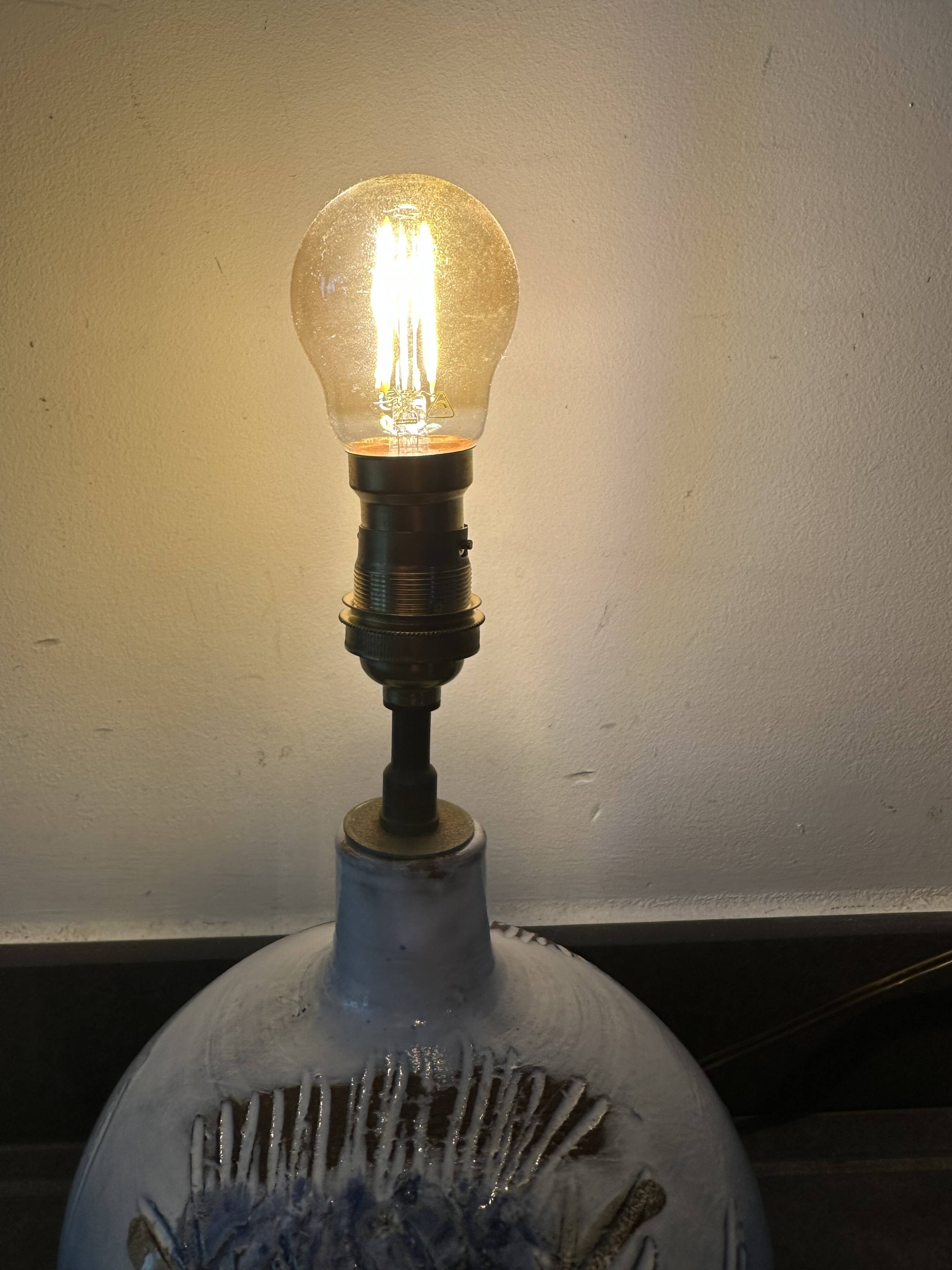 Albert Thiry ceramic lamp base