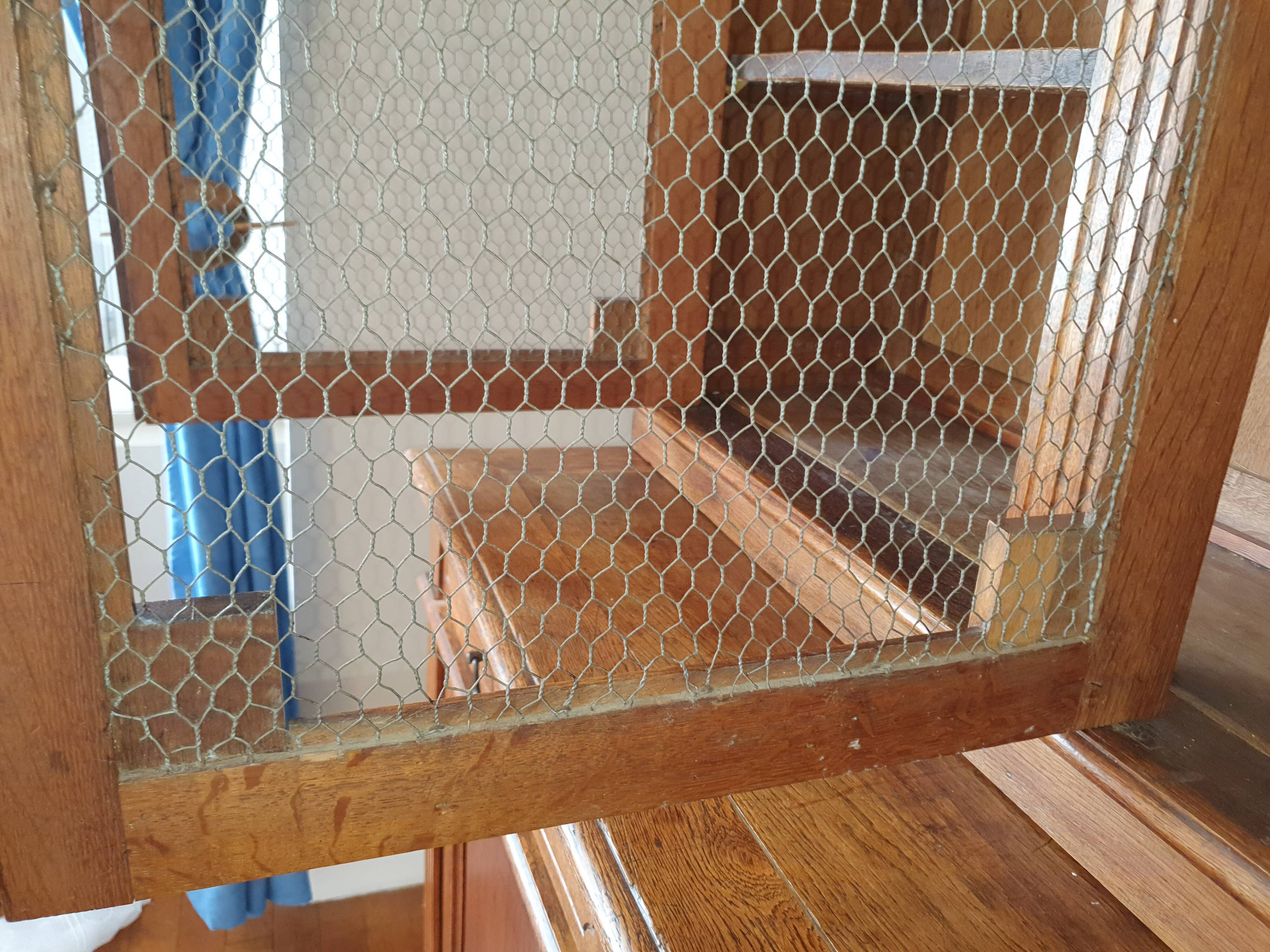 Library mesh doors