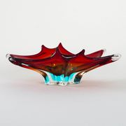 Platter, Murano glass, Italian design, 1970s, production: Italy