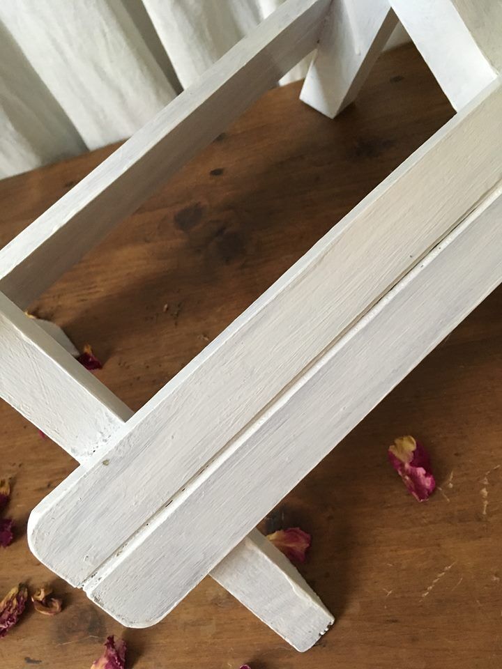 Caning vintage folding stool