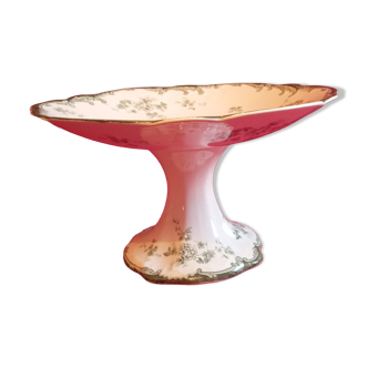 A cake stand on a pedestal in semi-English porcelain "Ridgways".