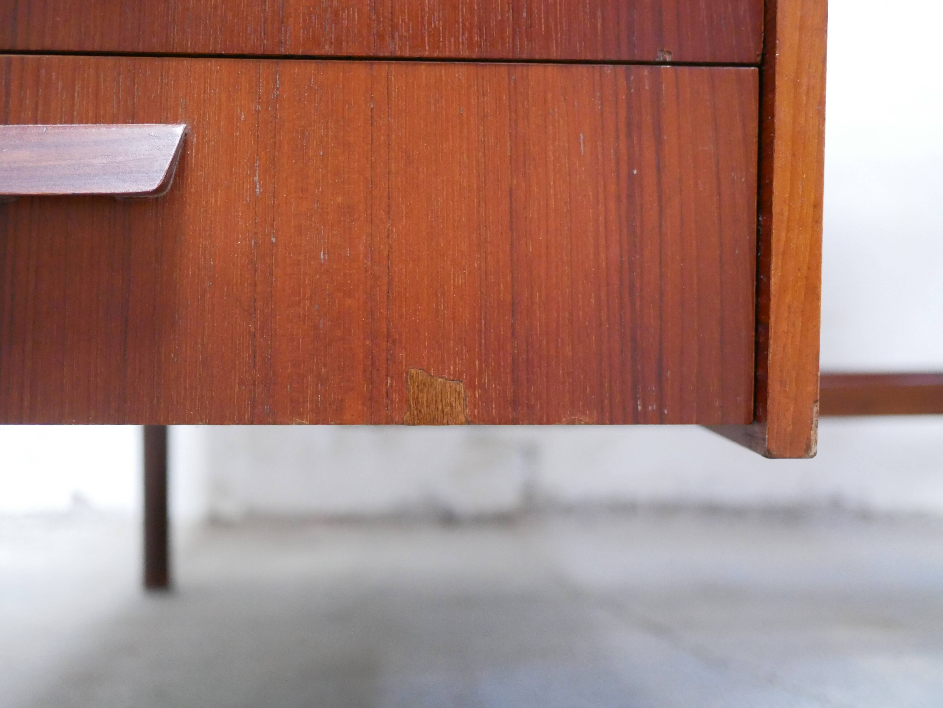 Vintage Scandinavian teak desk