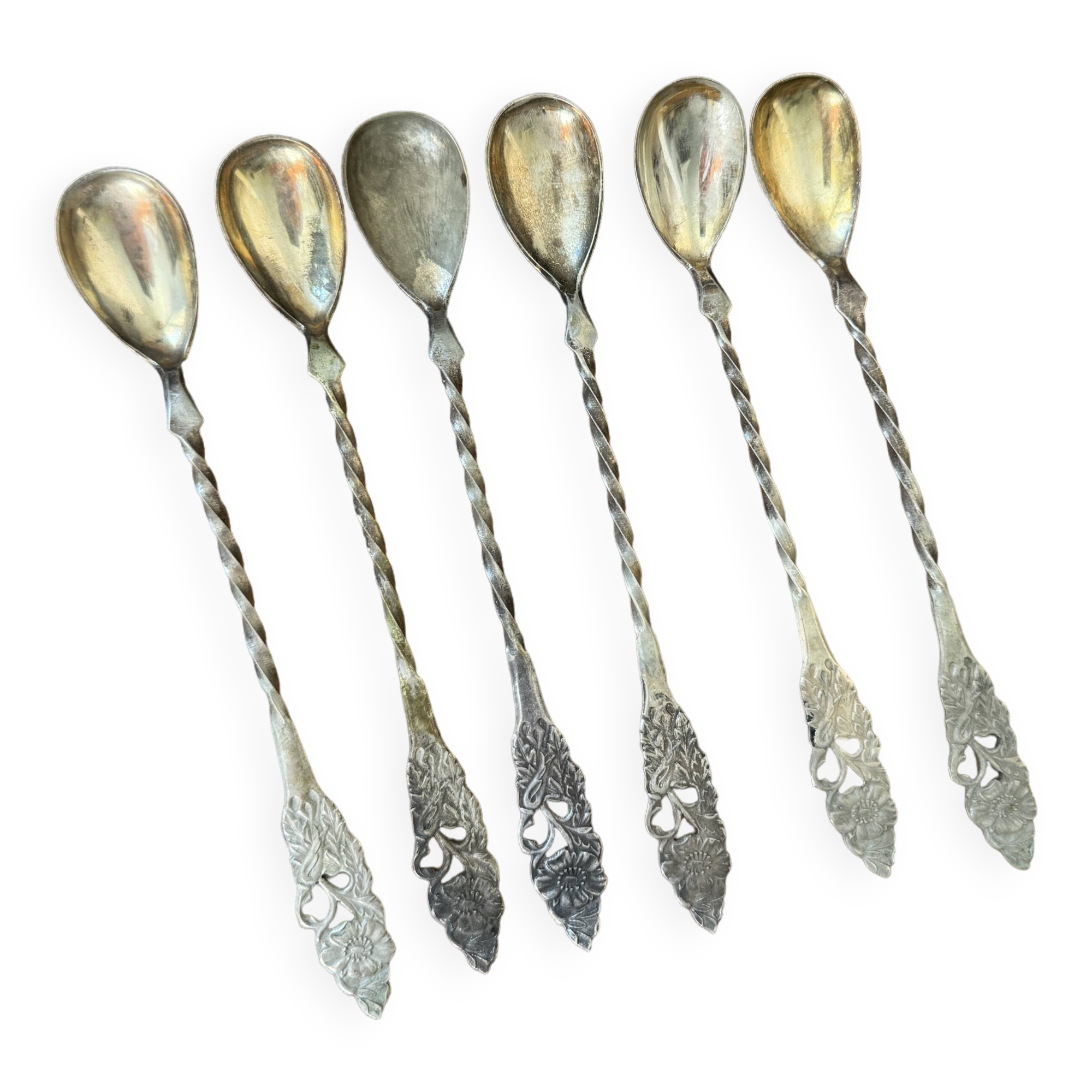 Set of 6 antique spoons