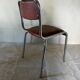 4 vintage chrome chairs