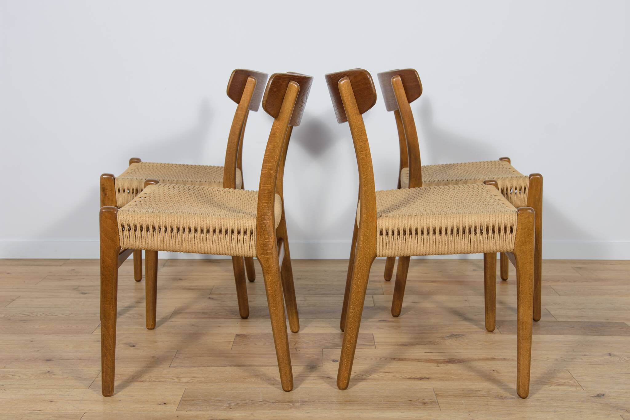 Mid Century Dining Chairs CH23  by Hans J. Wegner for Carl Hansen & Søn, Set of 4