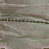 Linen sheet and unbleached cotton