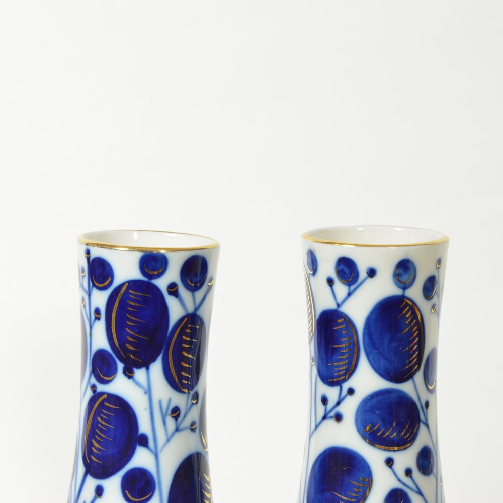 Russian vases, hand-decorated