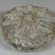 1960s 1970s Ceiling Lamp Flush Mount in Glass & Metal Space Age Design