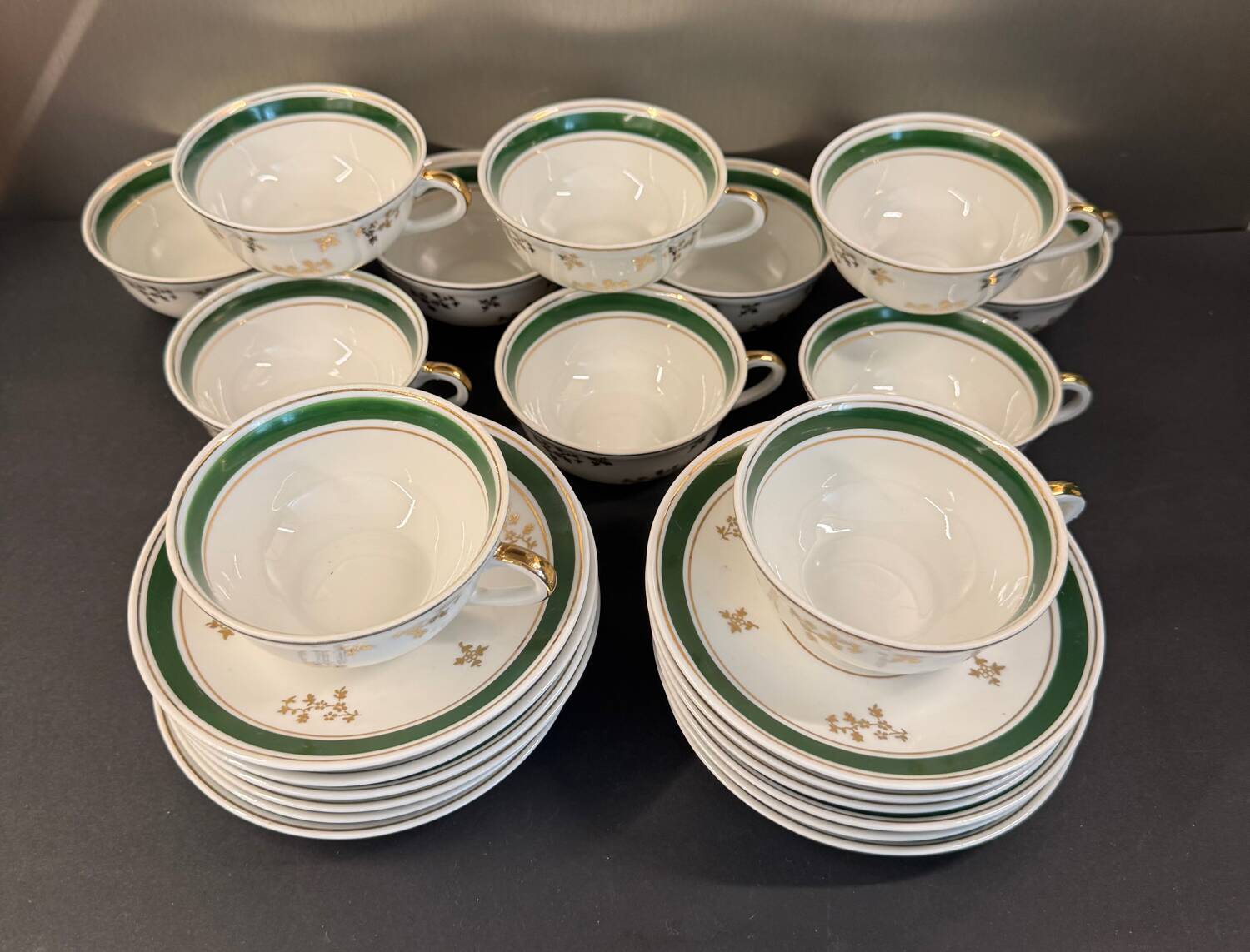 Limoges porcelain coffee service – Luf brand