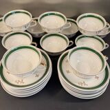 Limoges porcelain coffee service – Luf brand