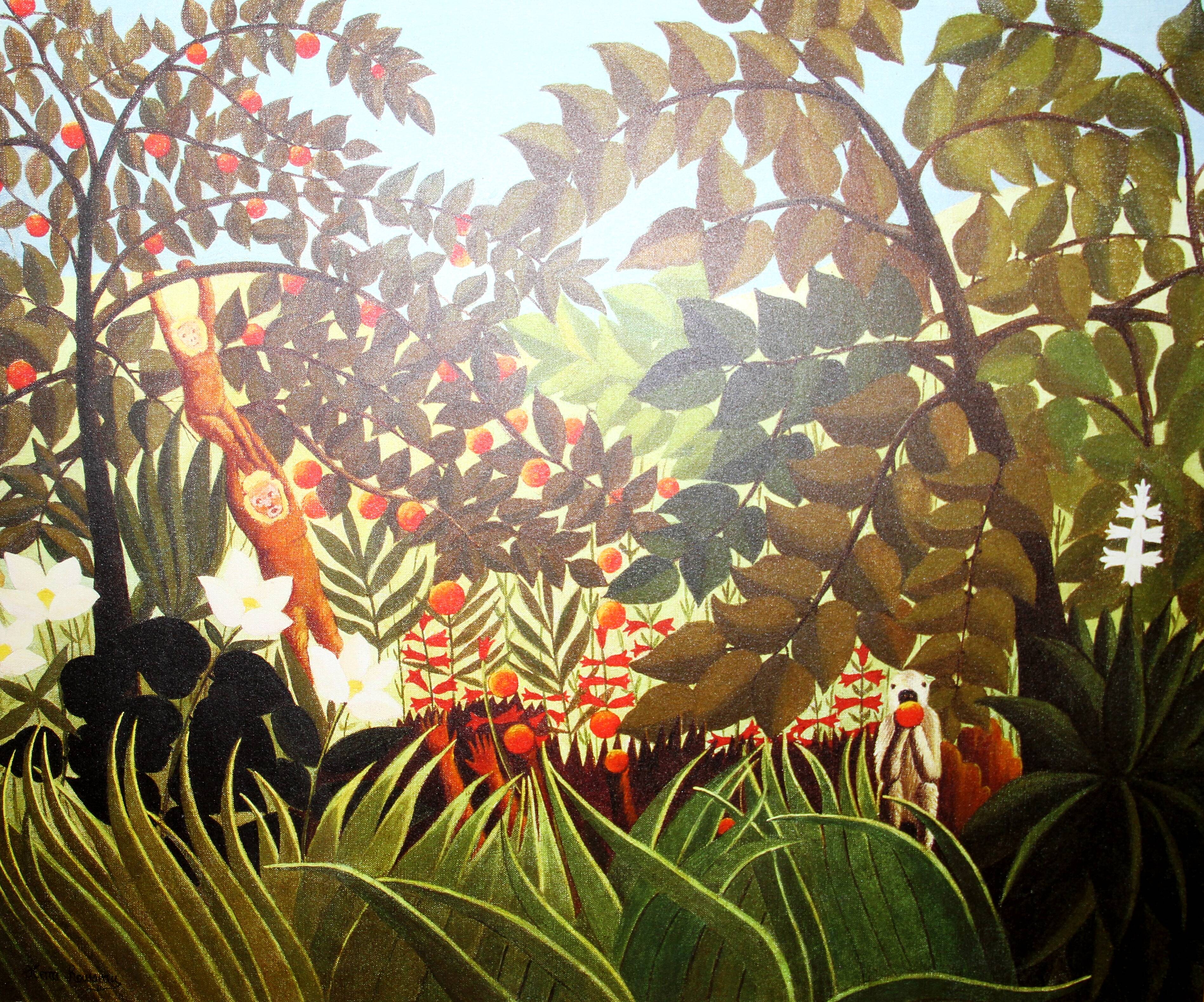 Painting "Exotic landscape"
