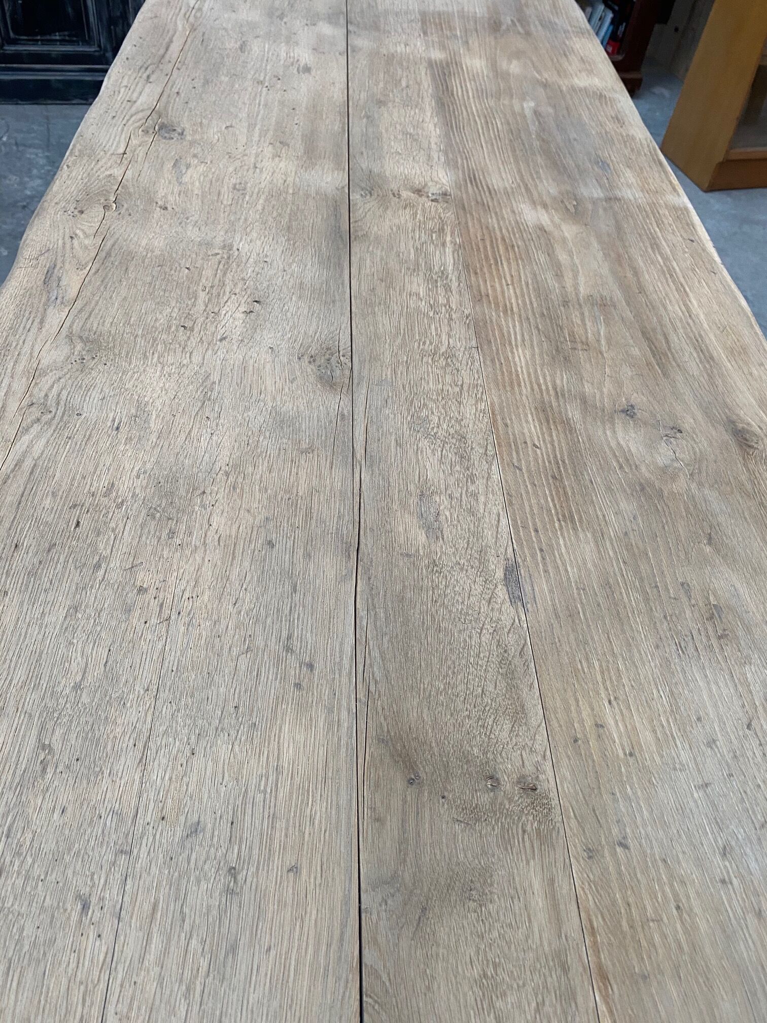 Solid oak monastery table