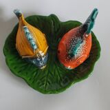 Salt and pepper shaker set with fish design from the 1970s.
