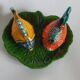 Salt and pepper shaker set with fish design from the 1970s.