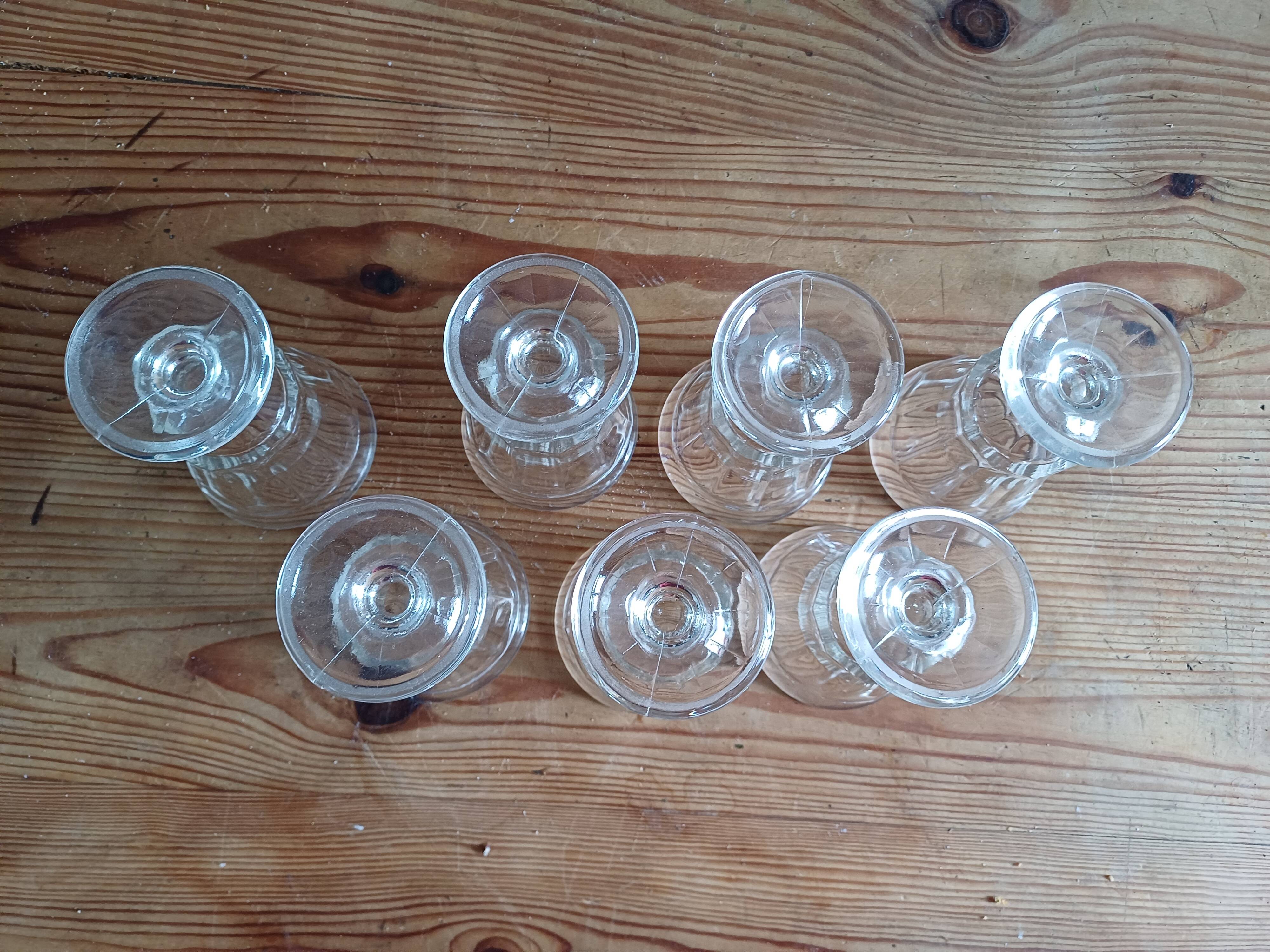 7 old glasses