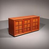Brutalist Italian sideboard by Caccia alla Volpe for Linea Arredo
