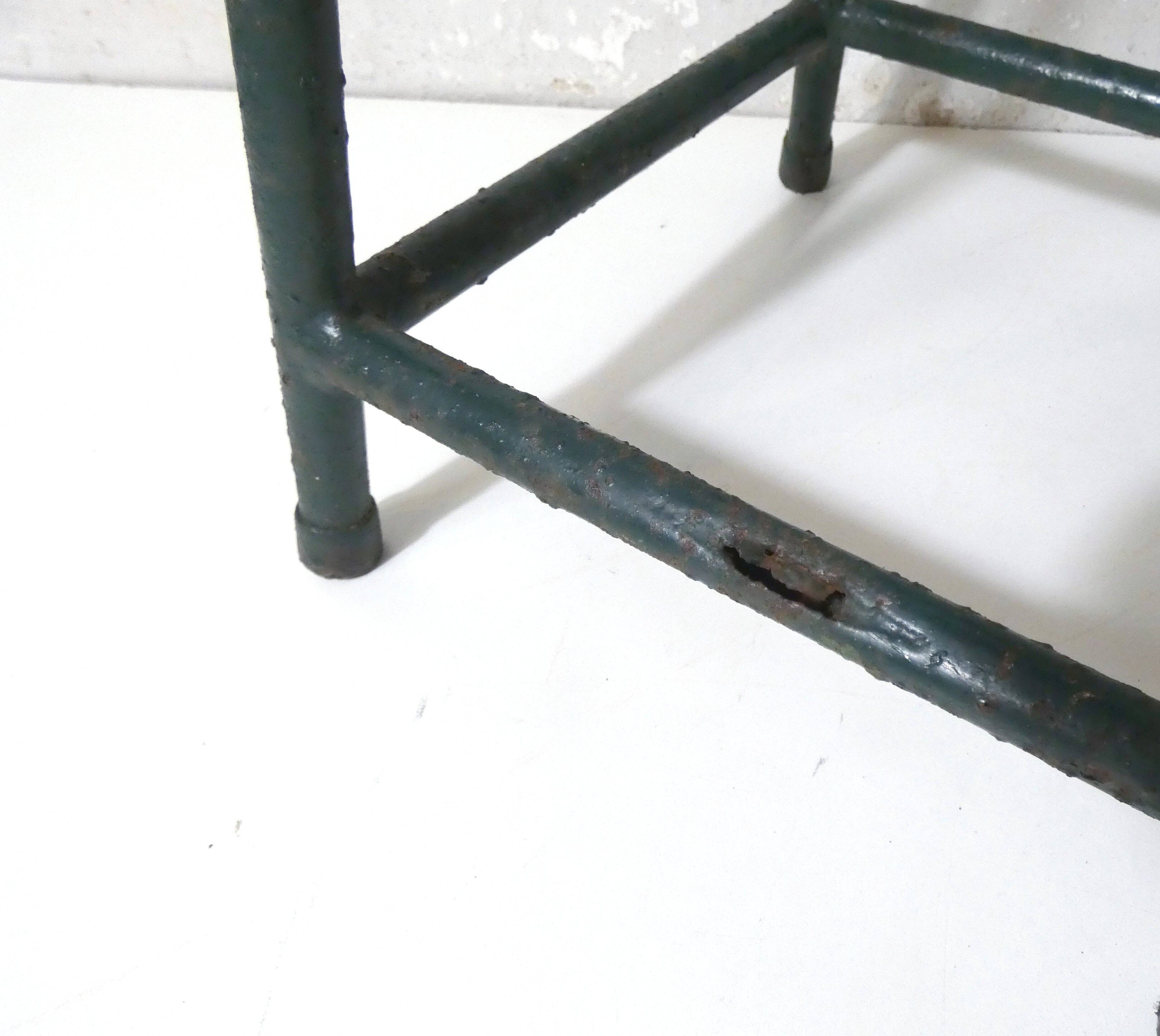 Old tractor seat stool