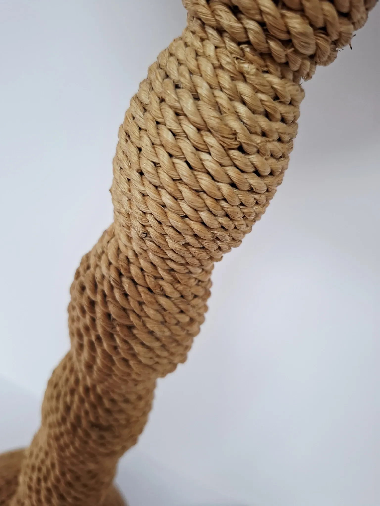 Rope lamp brutalist style