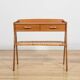 Mid-Century Teak and Rattan Console Table by Søren Rasmussen, Denmark, 1960