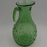 Vintage molded glass decanter
