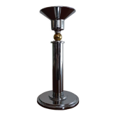 Silver and gold candle holder
