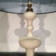 Lampe en faience vers 1970