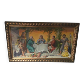 Peinture à l'huile Hermann Nigg – « À la table », 1925
