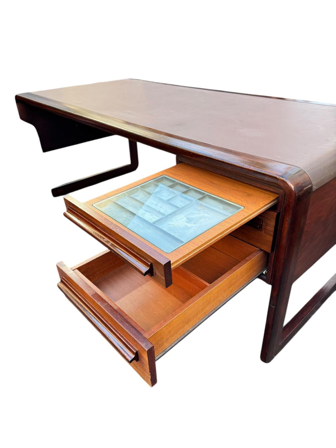 Large executive desk & module, Scandinavian design 1970s