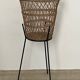 Woven wicker basket/tripod basket