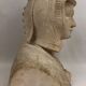 Bust in patinated plaster, "Anne of Brittany", 20th.