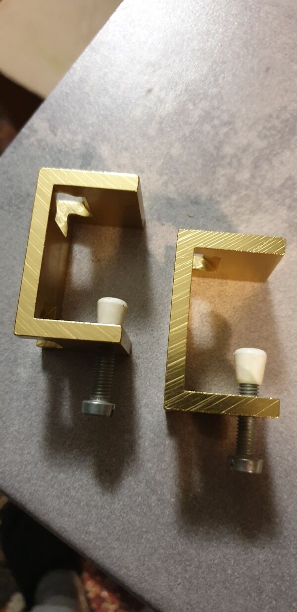 Paire d'appliques vintage pour tableaux