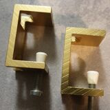 Pair of vintage wall lamps for paintings