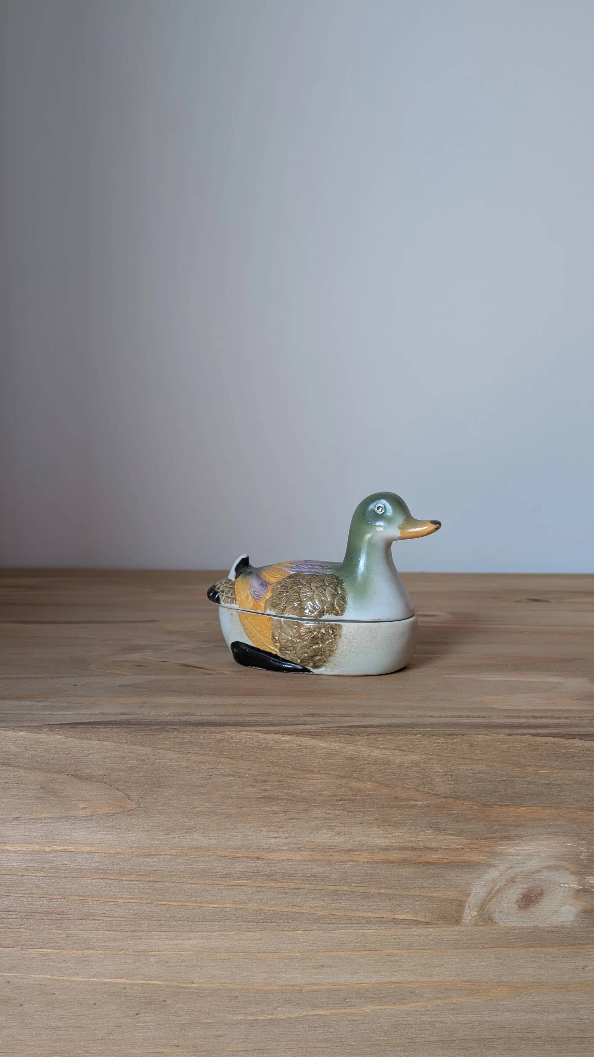 Little ceramic duck