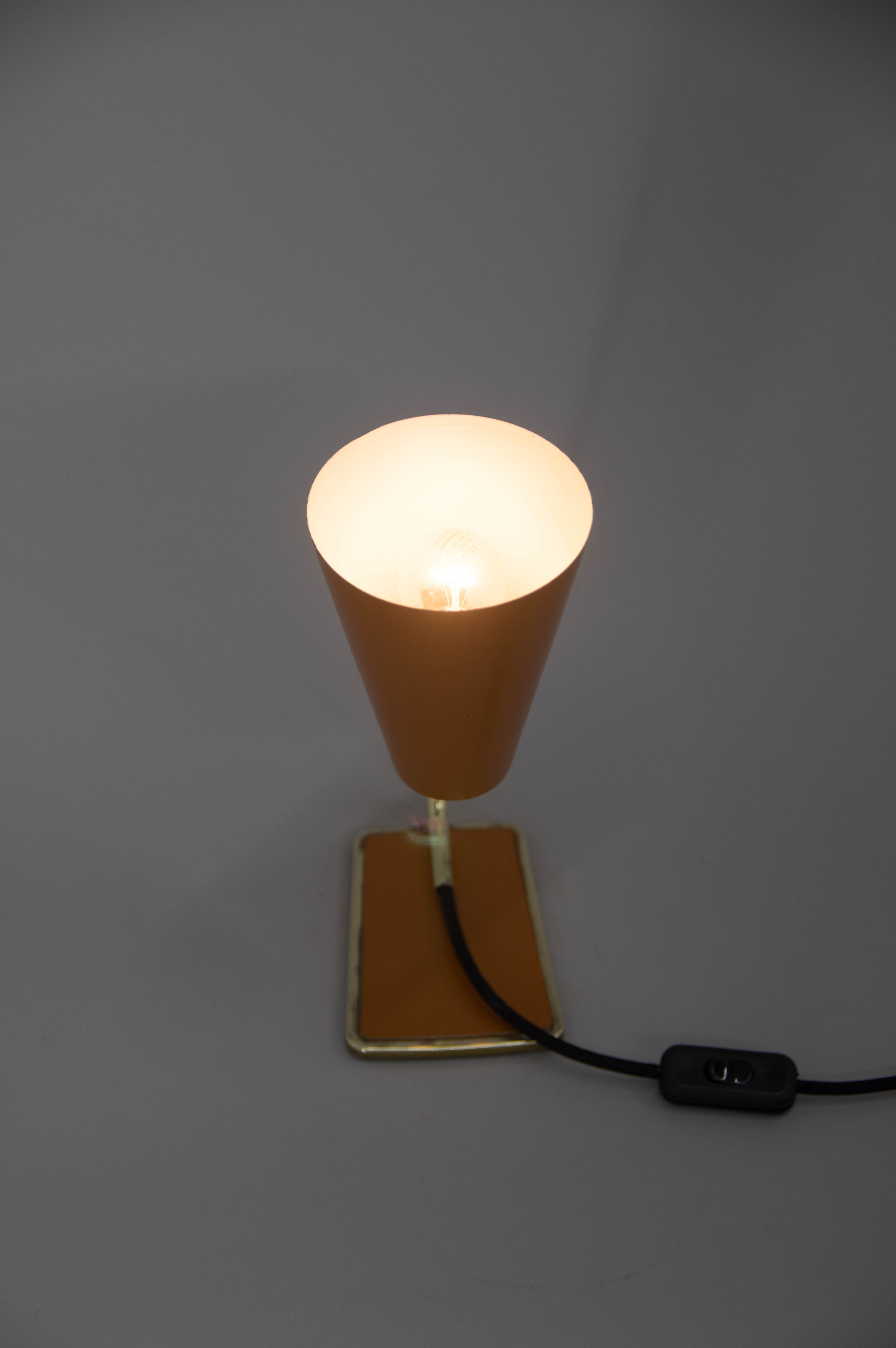 Table or Bedside Lamp, Czechoslovakia, 1960s