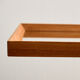 Framed mirror in teak