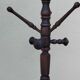 Vintage wooden coat rack parrot antique