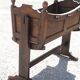 Antique cradle planter