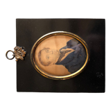 19th century miniature portrait