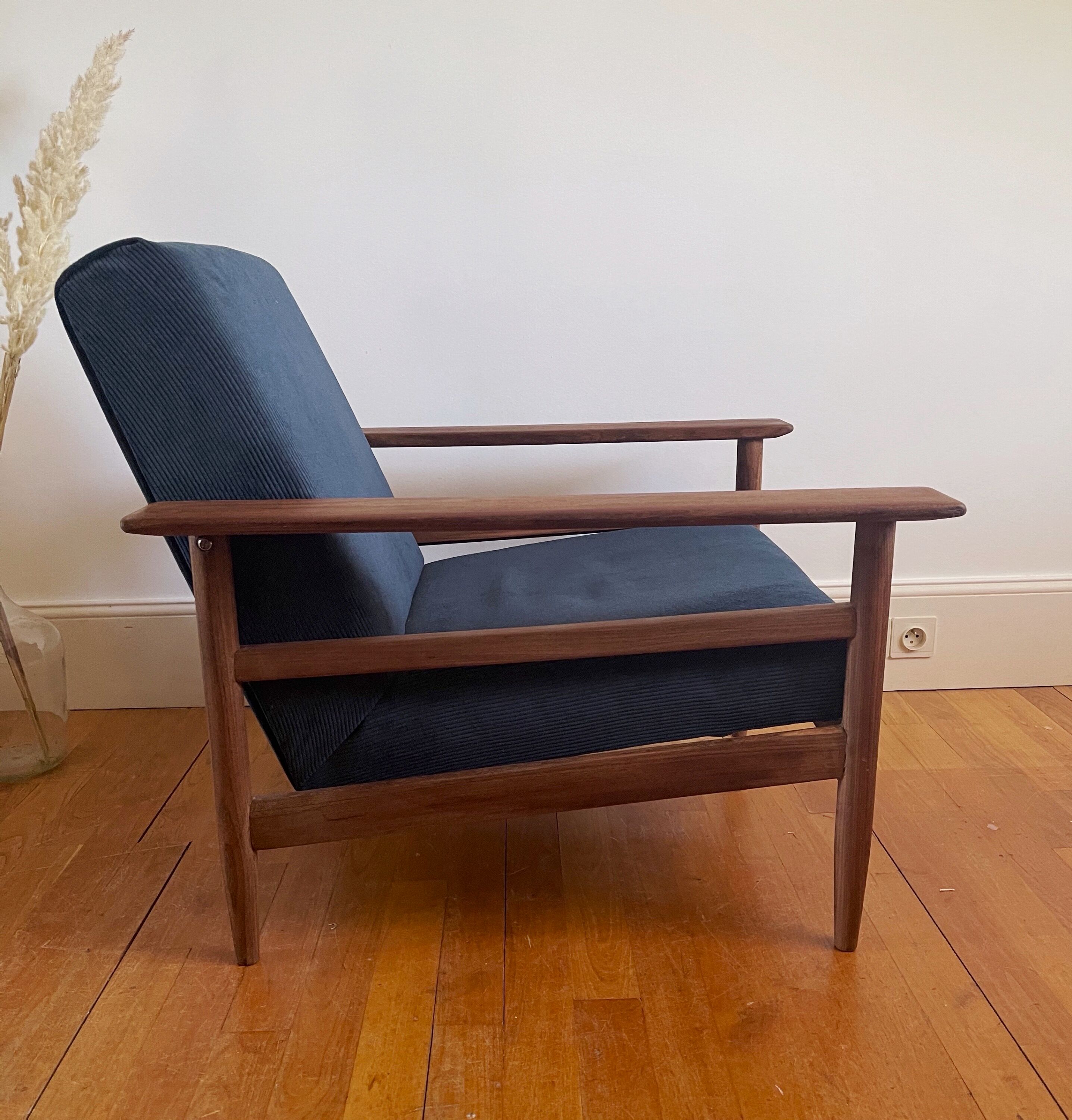 Scandinavian chair in vintage teak