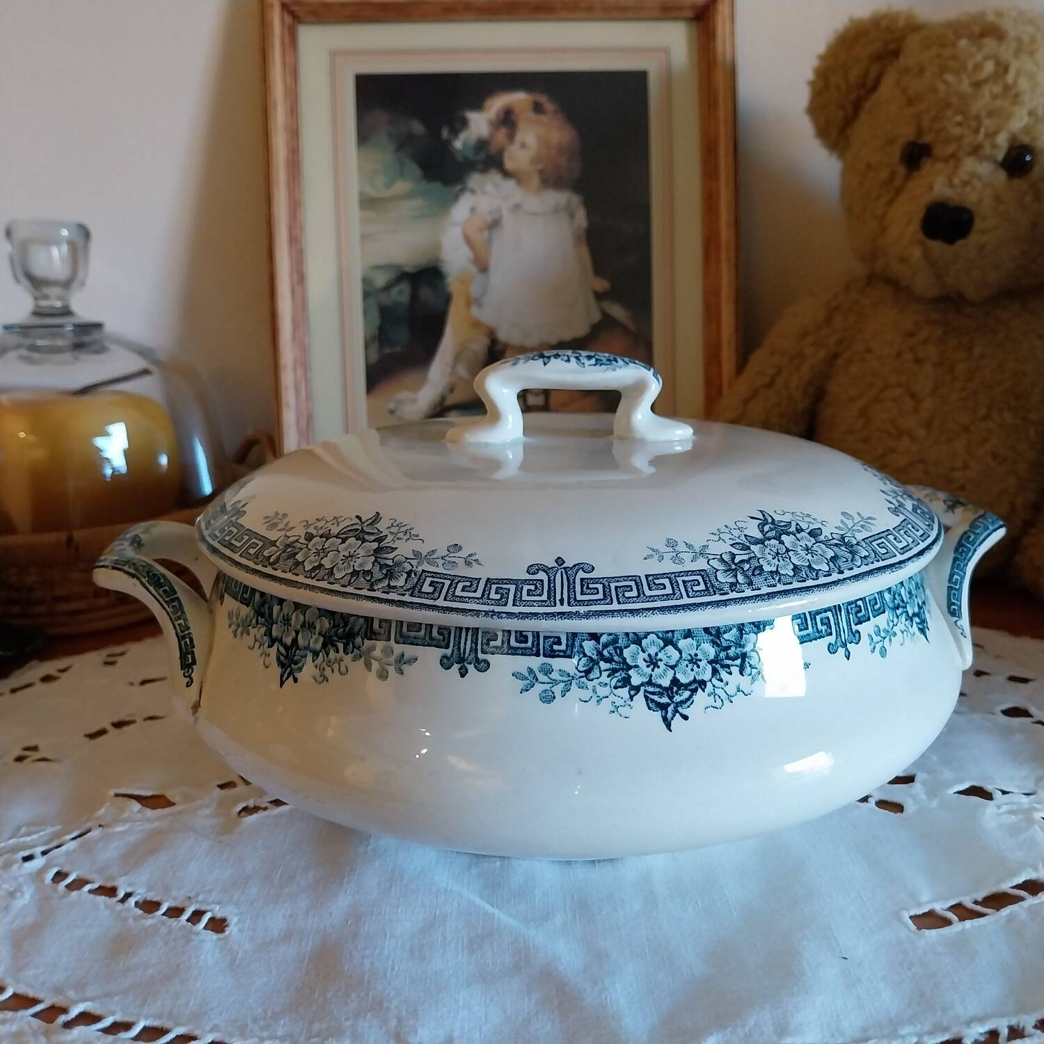 St Amand iron earth vegetable dish Lucy model