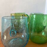 Blown glass mugs