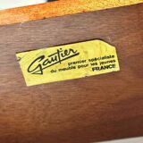 Commode marine en placage de teck Gautier france 1960