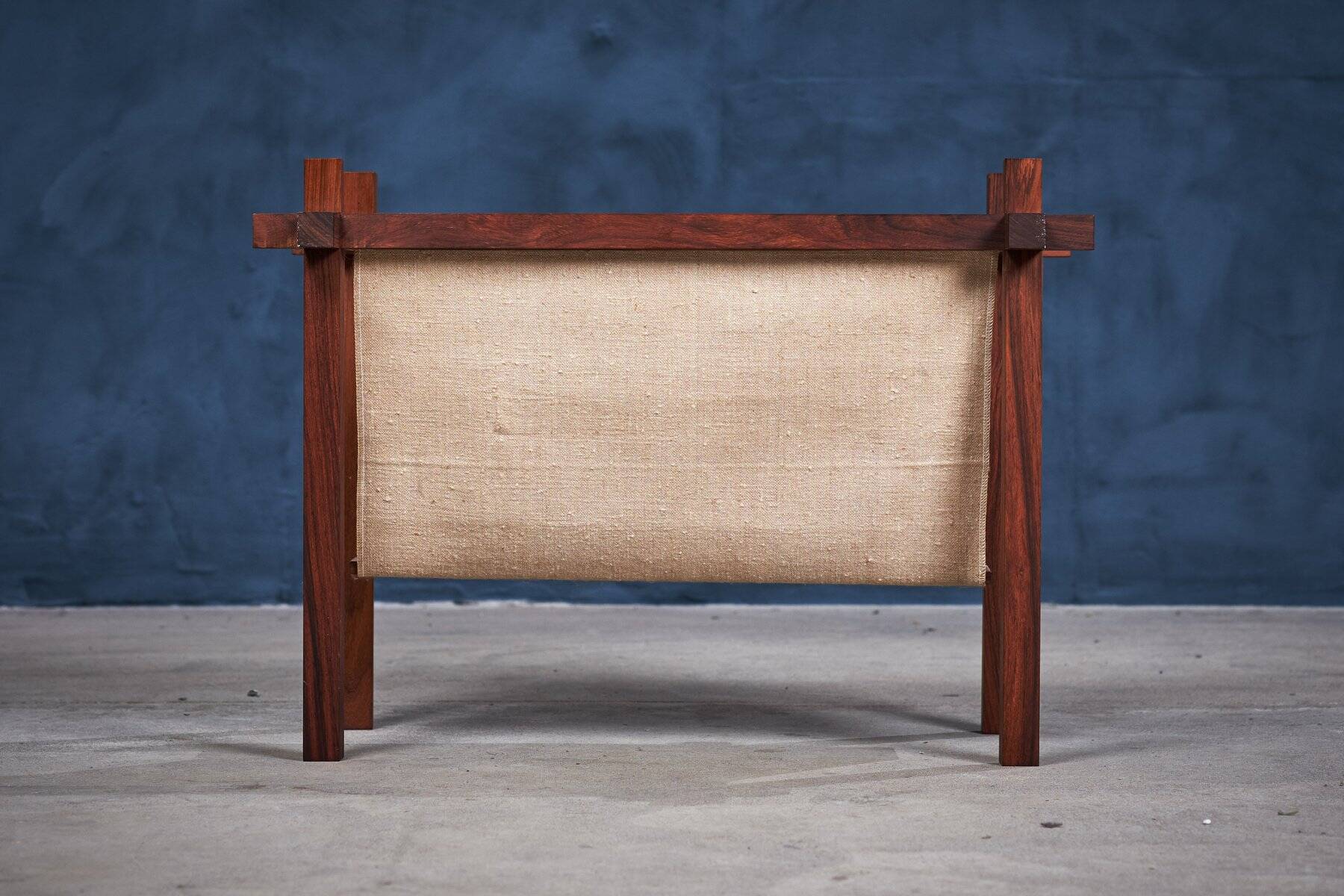 Magazine Rack in Rosewood by Theodor Skjøde Knudsen for Ateljé Forma, Denmark, 1960s