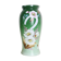 Opaline glass vase, hand painted, 1960