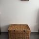 Large vintage wicker trunk