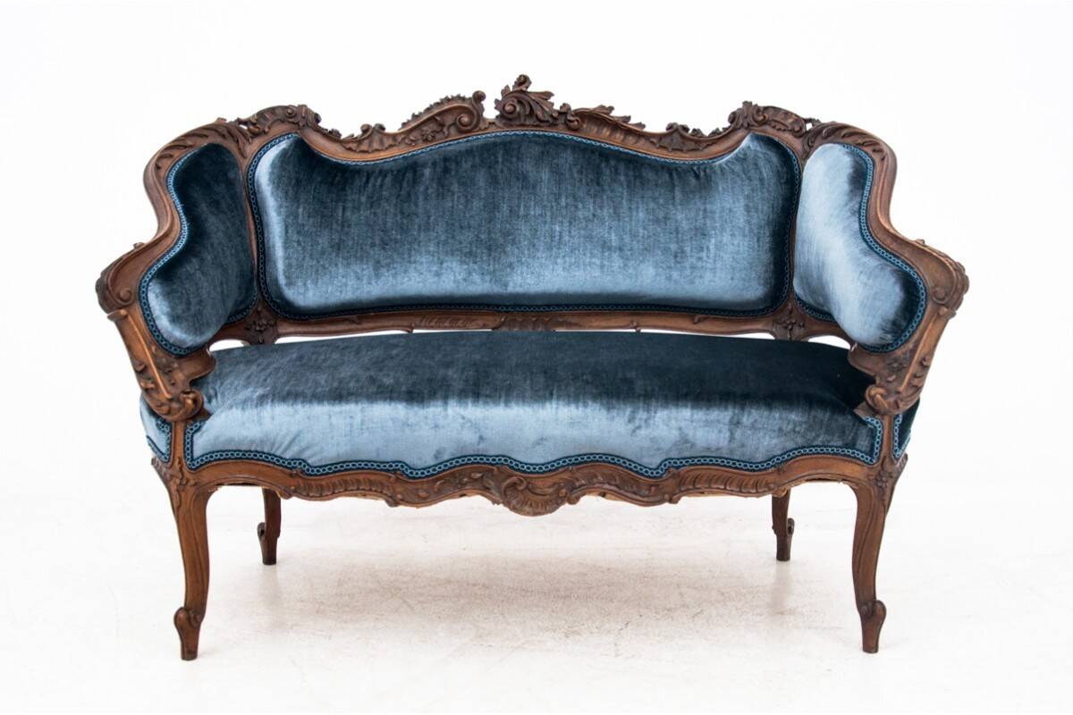 Antique sofa, France, late 19th century.